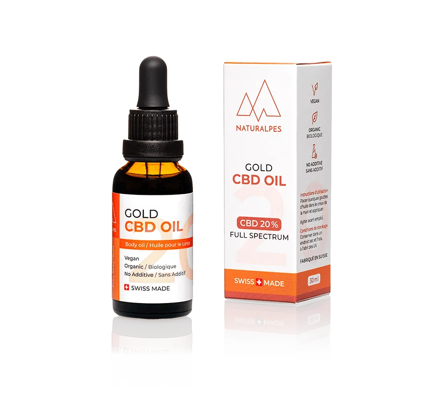 CBD 20% Gold Oil - Full Spectrum fast action