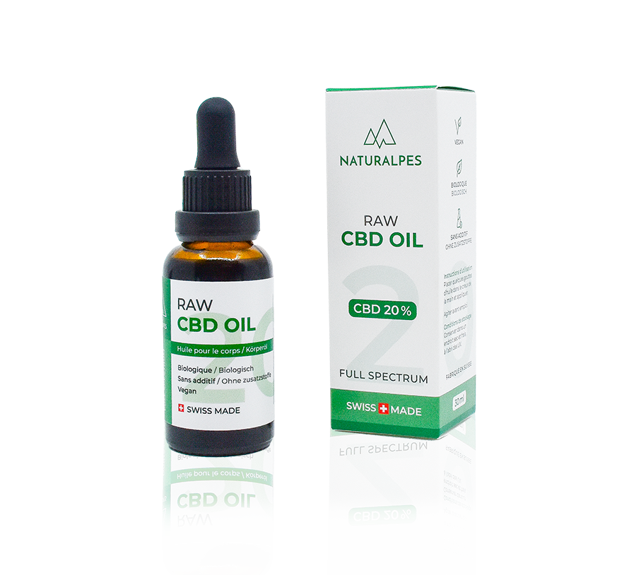 20% Raw CBDA Oil | Swiss-Made Organic CBD
