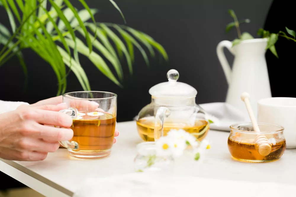  préparation d'une cbd tisane